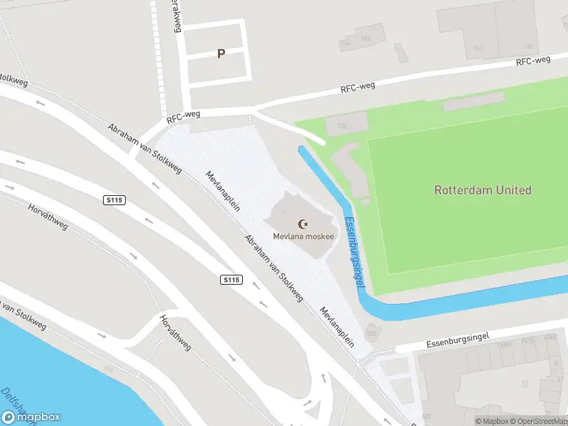 Ambulance met gepaste spoed naar de Mevlanaplein in Rotterdam