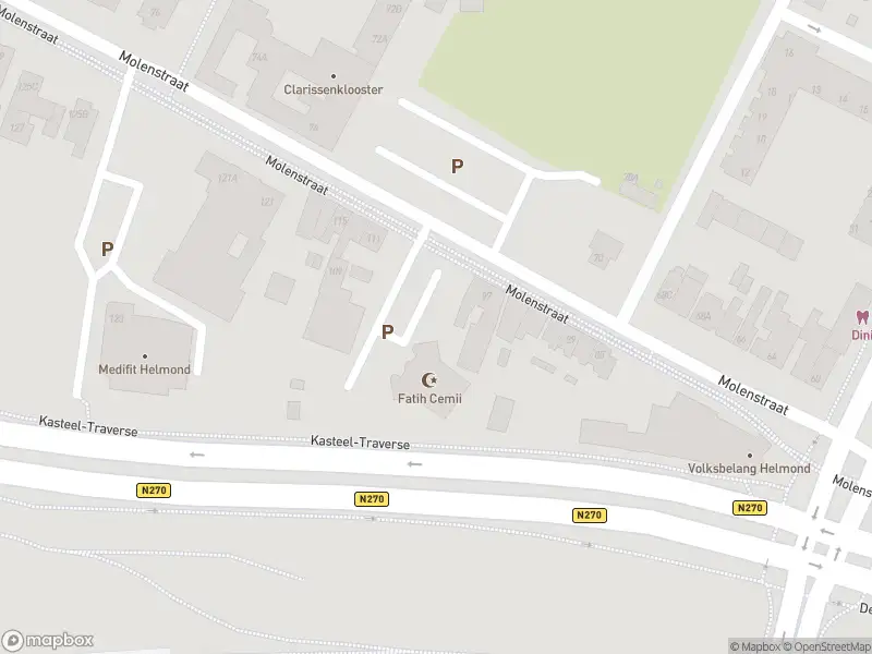 Politie naar de Molenstraat in Helmond vanwege ongeval met letsel