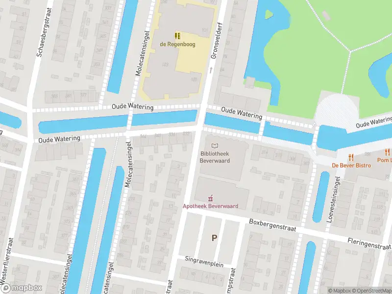 Ambulance met grote spoed naar de Oude Watering in Rotterdam