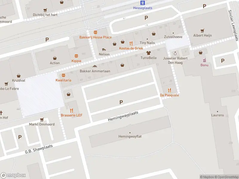 Ambulance met grote spoed naar de Hemingwayplaats in Rotterdam