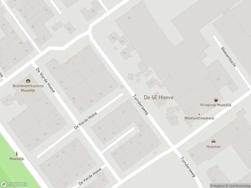 Brandweer met grote spoed naar de De Vierde Hoeve in Maasdijk vanwege middelgrote brand