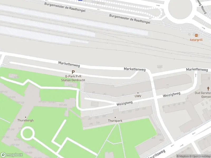 Ambulance met gepaste spoed naar de Markettenweg in Dordrecht