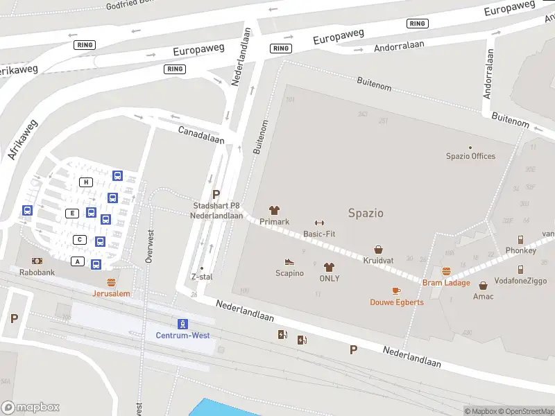 Ambulance met grote spoed naar de Ruimtebaan in Zoetermeer