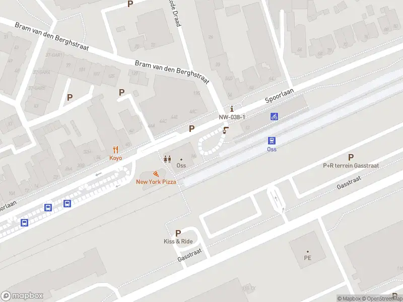 Politie naar de Spoorlaan in Oss vanwege steekincident