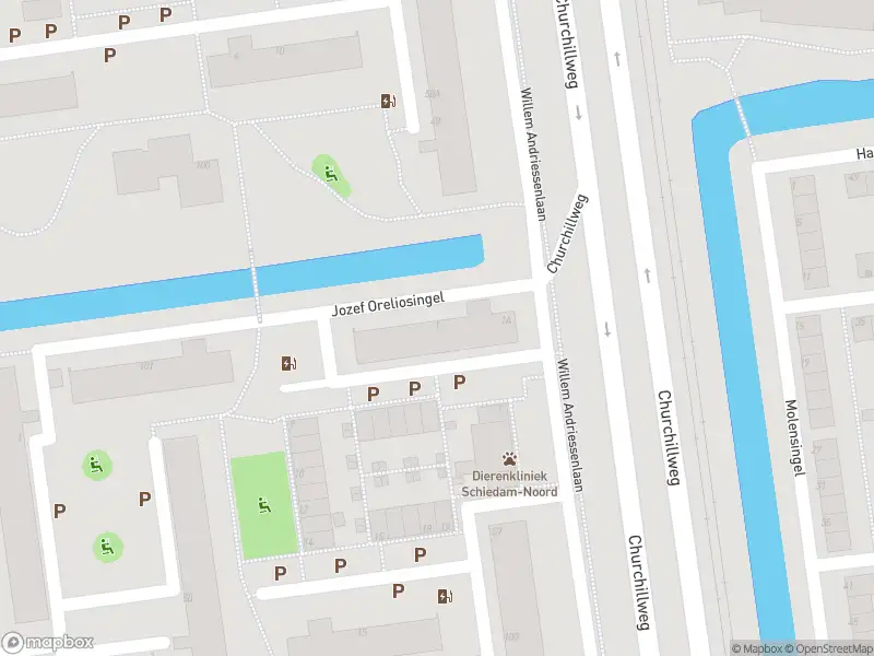 Ambulance met grote spoed naar de Jozef Oreliosingel in Schiedam