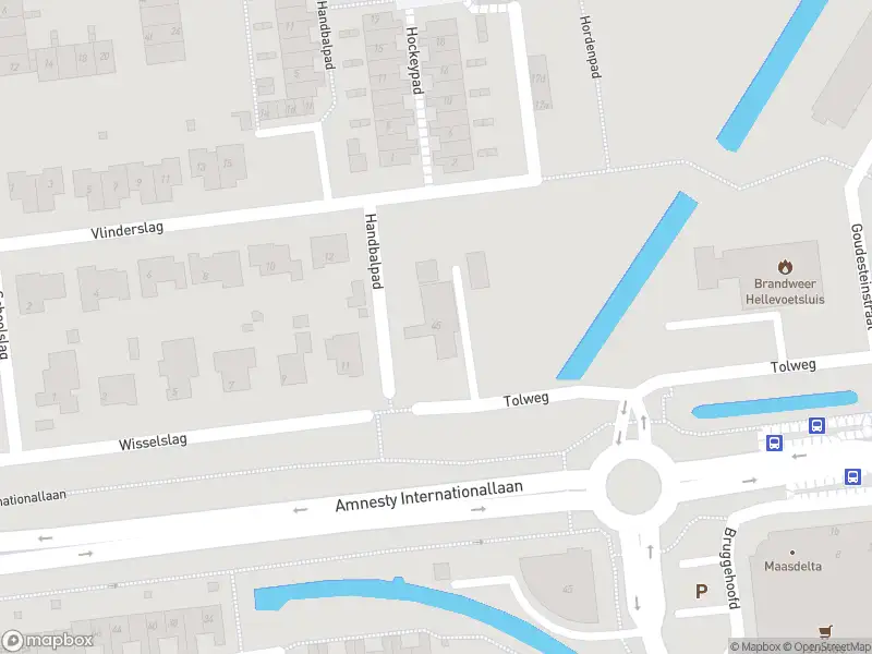 Brandweer met normale urgentie naar de Tolweg in Hellevoetsluis