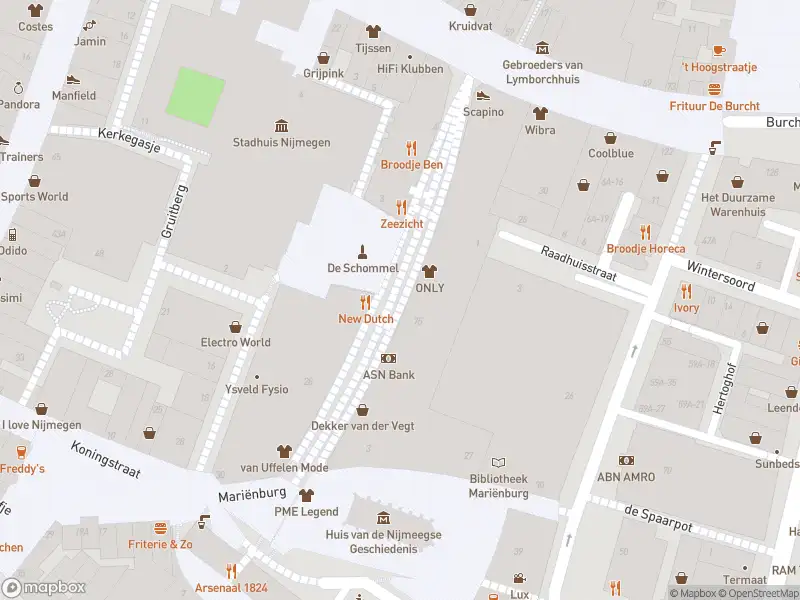 Politie naar de Marikenstraat in Nijmegen