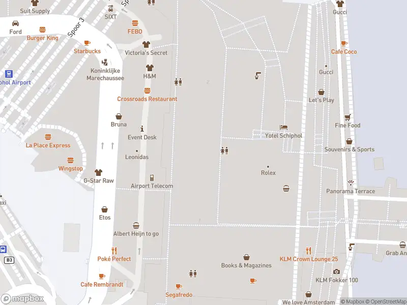 Ambulance met gepaste spoed naar de Vertrekpassage in Schiphol