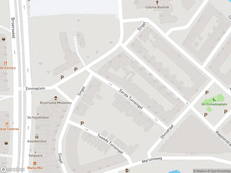 Ambulance met gepaste spoed naar de Eerste Tuinsingel in Schiedam