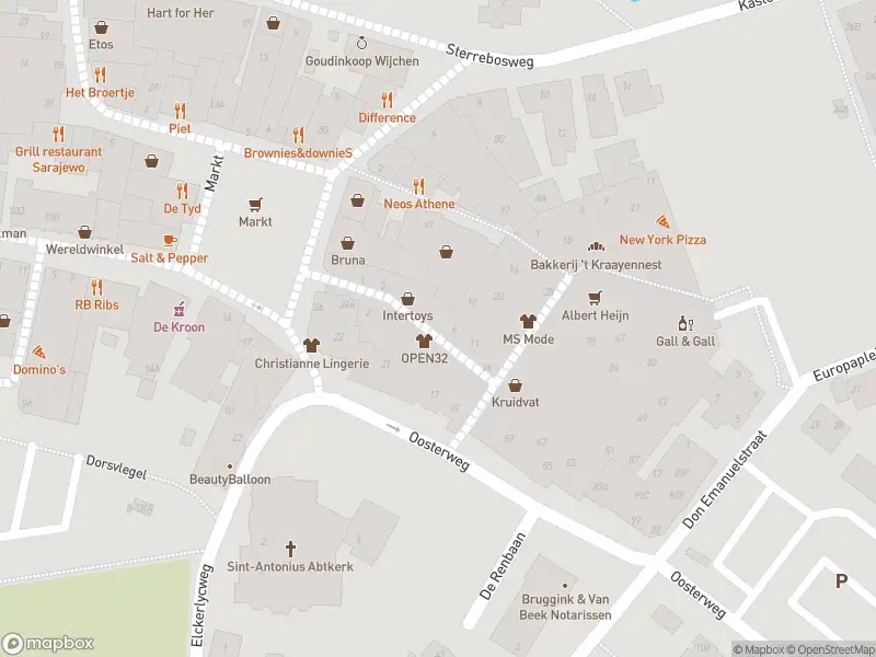 Brandweer met gepaste spoed naar de Marktpromenade in Wijchen vanwege afgaan automatisch brandalarm