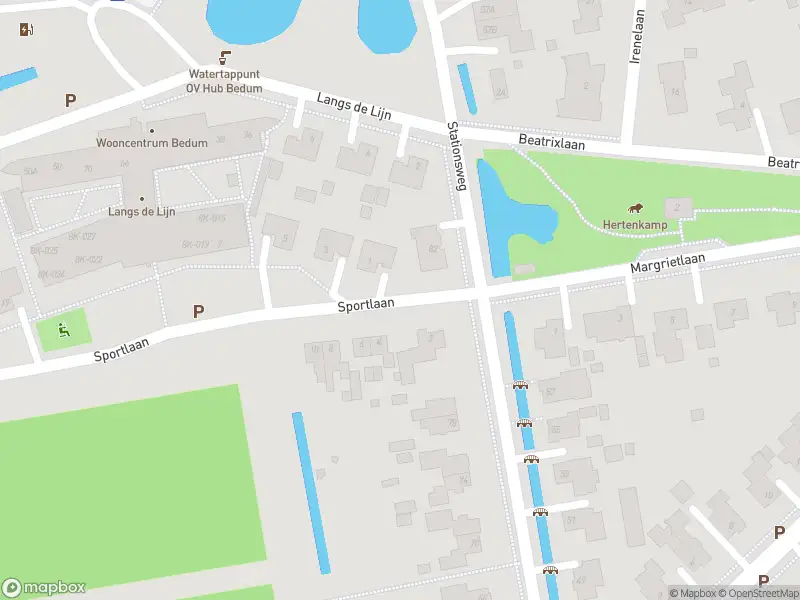 Politie met grote spoed naar de Sportlaan in Bedum vanwege ongeval met letsel