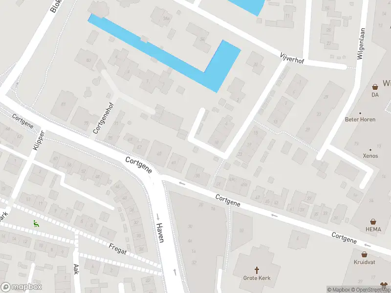 Ambulance met grote spoed naar de Cortgene in Alblasserdam