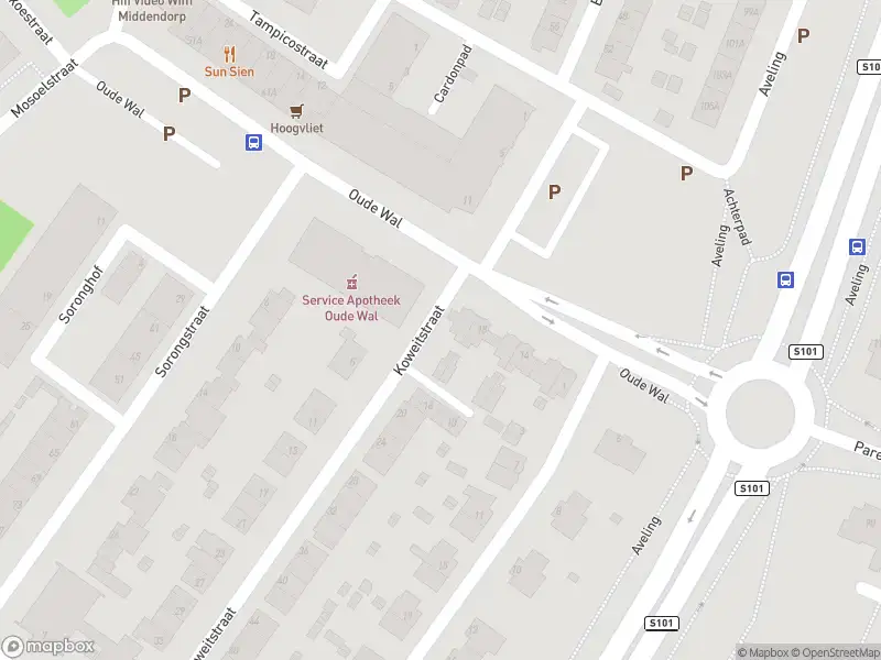 Ambulance met gepaste spoed naar de Oude Wal in Hoogvliet Rotterdam