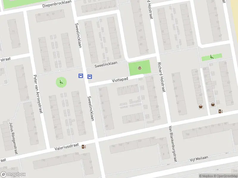 Ambulance met gepaste spoed naar de Viottapad in Leiden