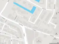 Ambulance met grote spoed naar de Cortgene in Alblasserdam