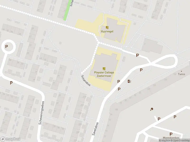 Ambulance met grote spoed naar de Schansbos in Zoetermeer