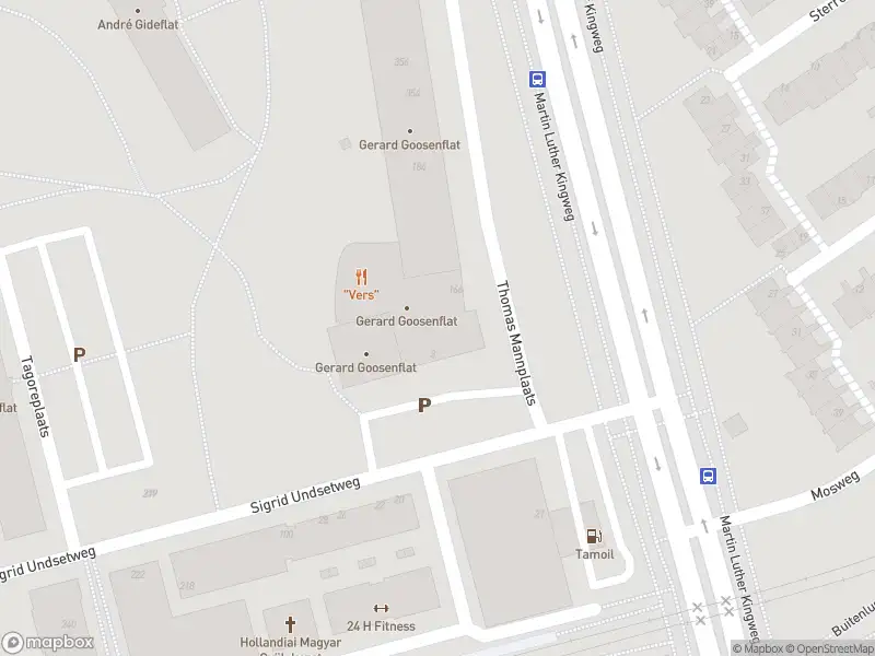 Ambulance met gepaste spoed naar de Thomas Mannplaats in Rotterdam