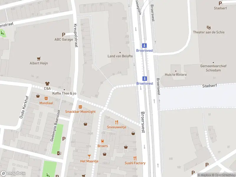 Ambulance met grote spoed naar de Land van Belofte in Schiedam