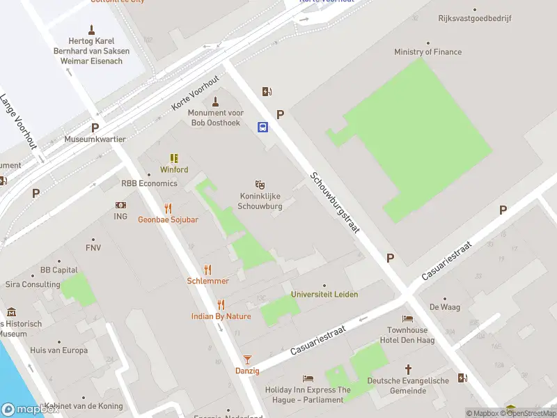 Brandweer met grote spoed naar de Schouwburgstraat in 's-Gravenhage vanwege afgaan automatisch brandalarm