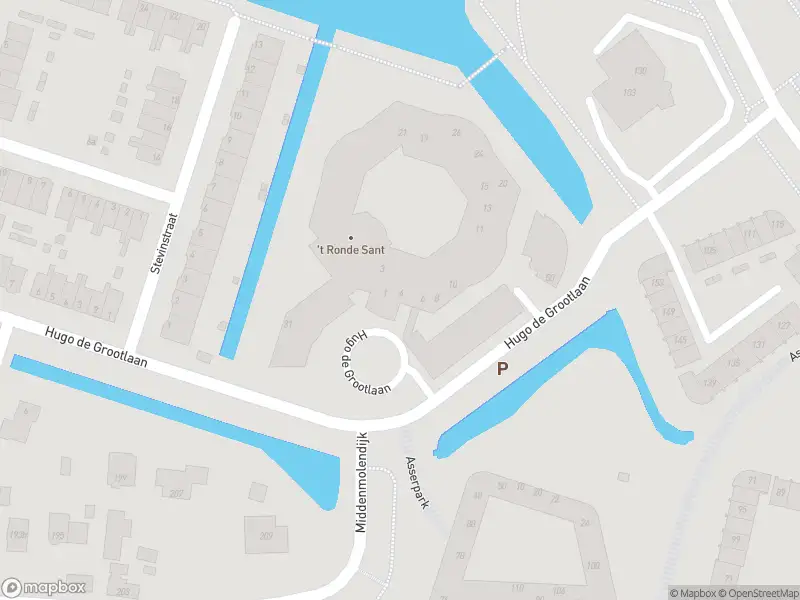 Politie naar de Hugo de Groothof in Ridderkerk vanwege voertuigen te water