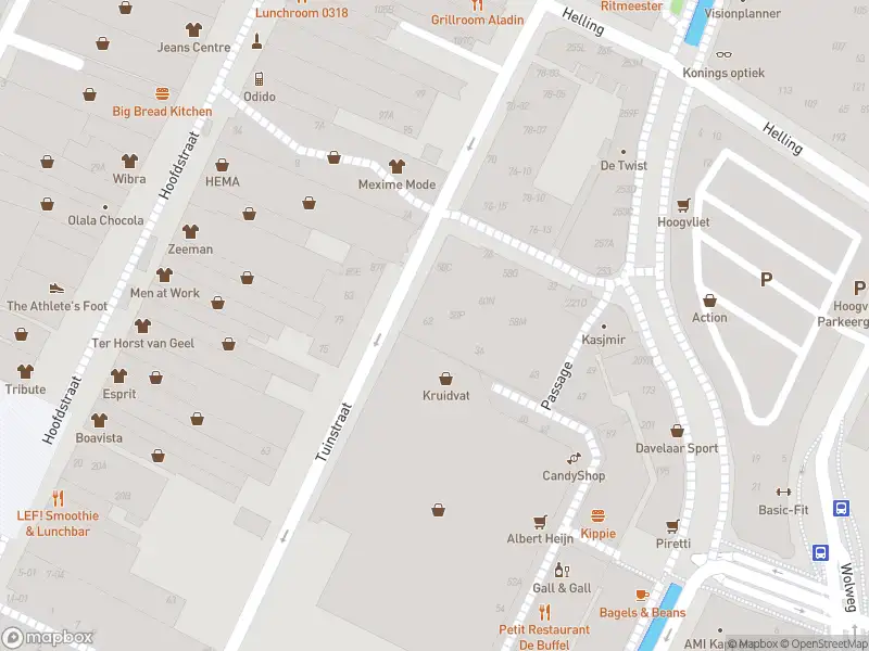 112 melding Brandweer met gepaste spoed naar de Passage in Veenendaal