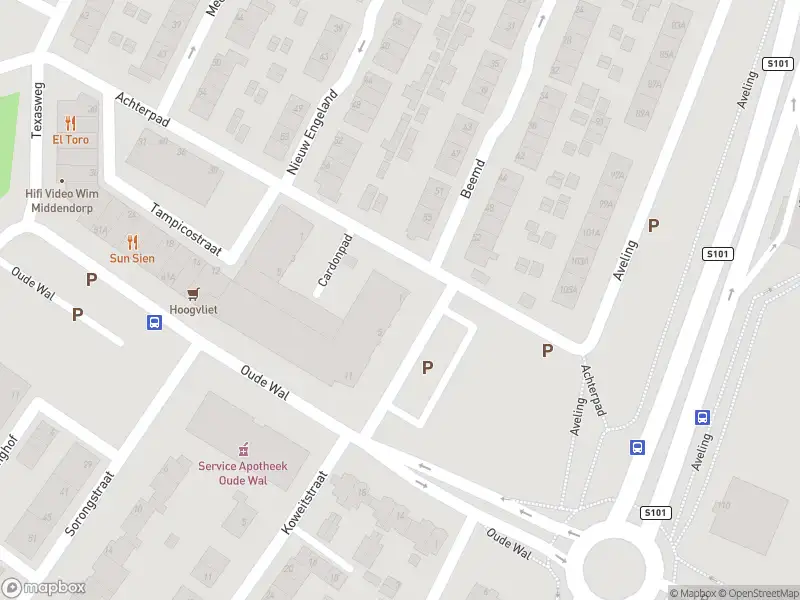 Ambulance met gepaste spoed naar de Lokhorsterland in Hoogvliet Rotterdam