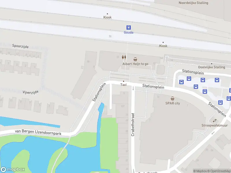 112 melding Brandweer met gepaste spoed naar de Stationsplein in Gouda vanwege een liftopsluiting