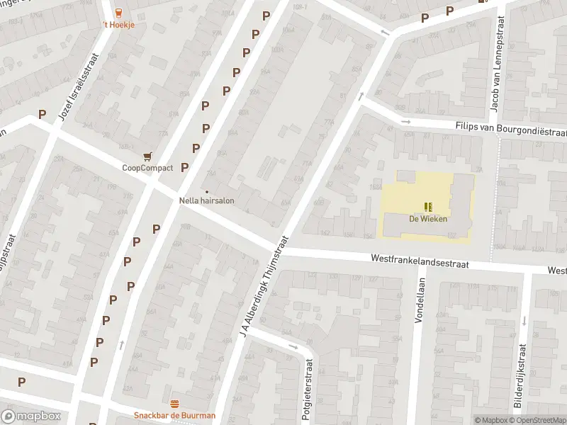 Ambulance naar de J A Alberdingk Thijmstraat in Schiedam