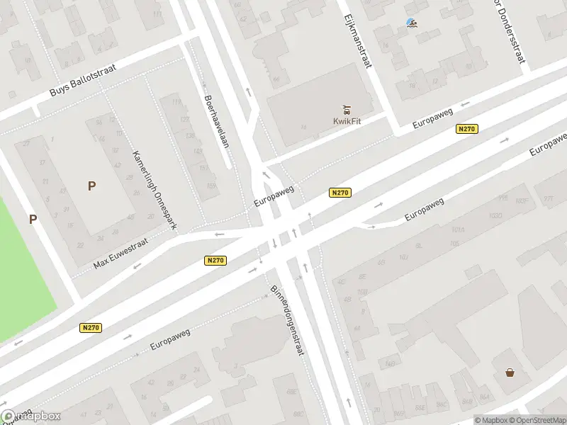 Brandweer met grote spoed naar de Europaweg in Helmond vanwege voertuigbrand