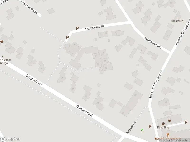 Brandweer naar de Dennenlaan in Havelte vanwege gebouwbrand