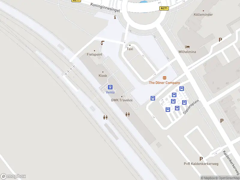 Brandweer met grote spoed naar de Stationsplein in Venlo