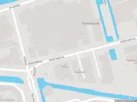 Ambulance met gepaste spoed naar de Achterwetering in Schoonhoven