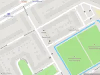 Ambulance met gepaste spoed naar de Willem Dreespark in 's-Gravenhage