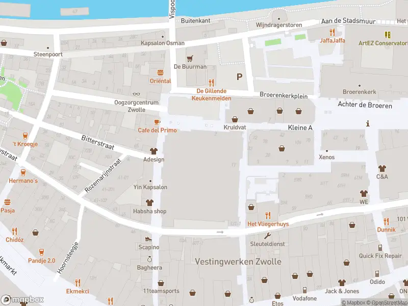 Brandweer met grote spoed naar de Roggenstraat in Zwolle vanwege waarnemen gaslucht