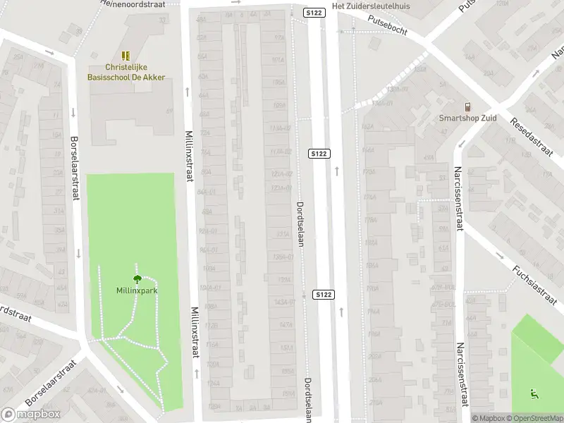 Ambulance met grote spoed naar de Dordtselaan in Rotterdam