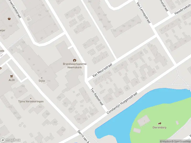 Brandweer met grote spoed naar de Van Meursstraat in Heemskerk