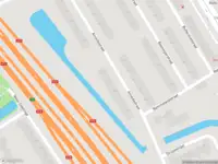 Ambulance met grote spoed naar de Ameidestraat in Rotterdam