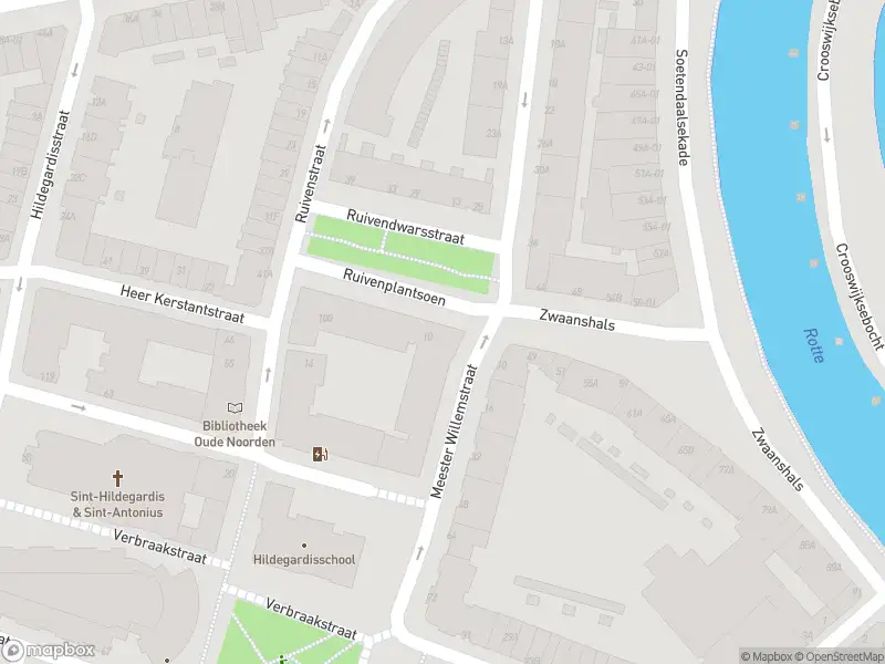 Ambulance met grote spoed naar de Ruivenplantsoen in Rotterdam