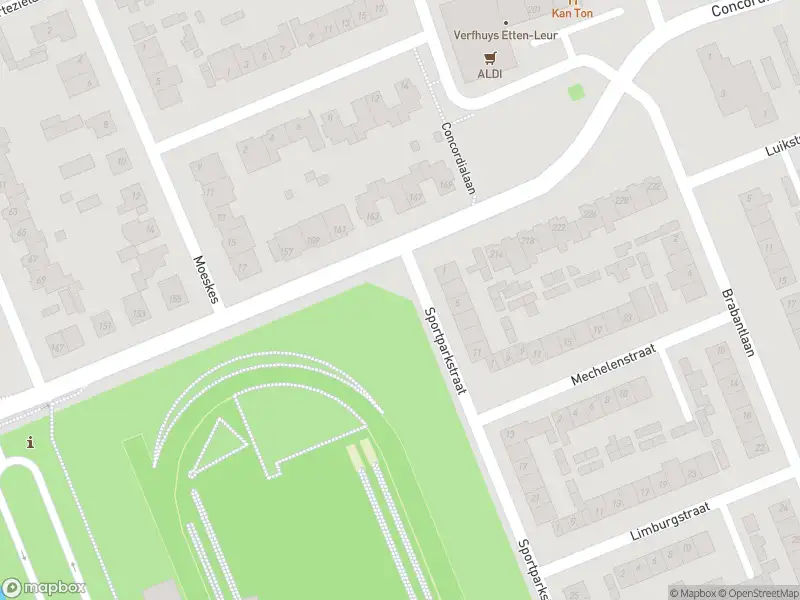 Politie met grote spoed naar de Sportparkstraat in Etten-Leur vanwege letsel