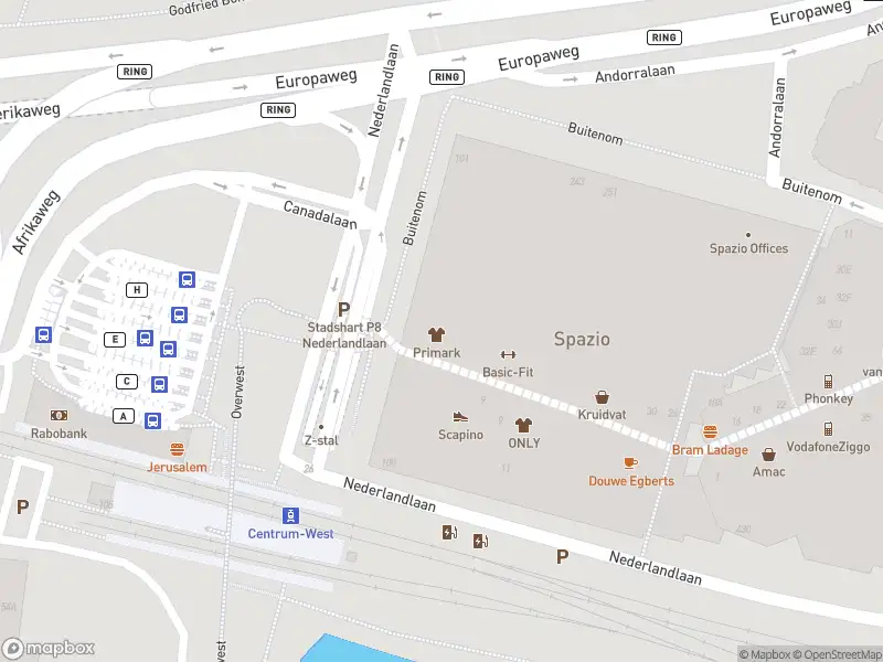 Ambulance met gepaste spoed naar de Blauw-roodlaan in Zoetermeer