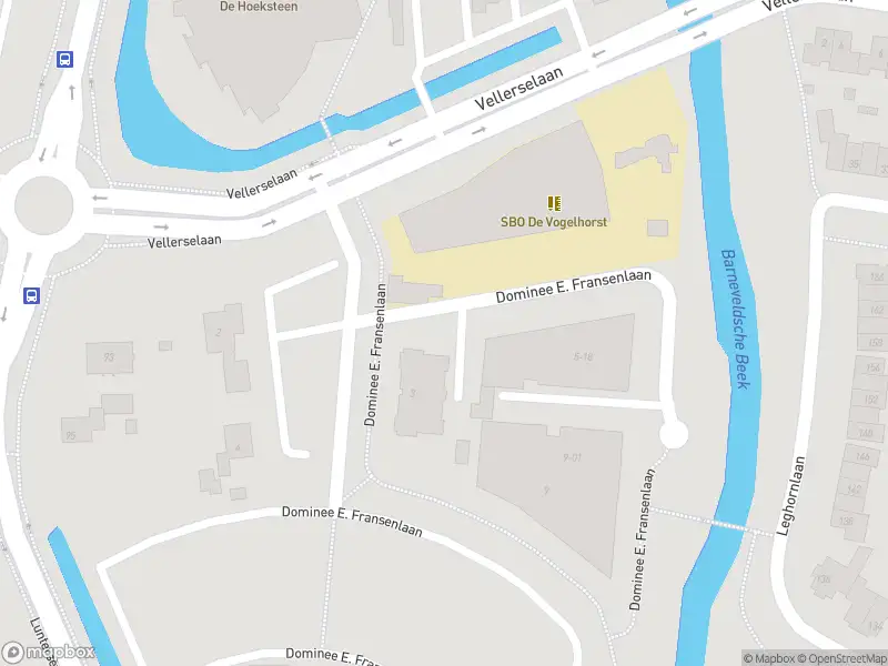 Politie naar de Ds. E. Fransenlaan in Barneveld vanwege aanrijding met letsel