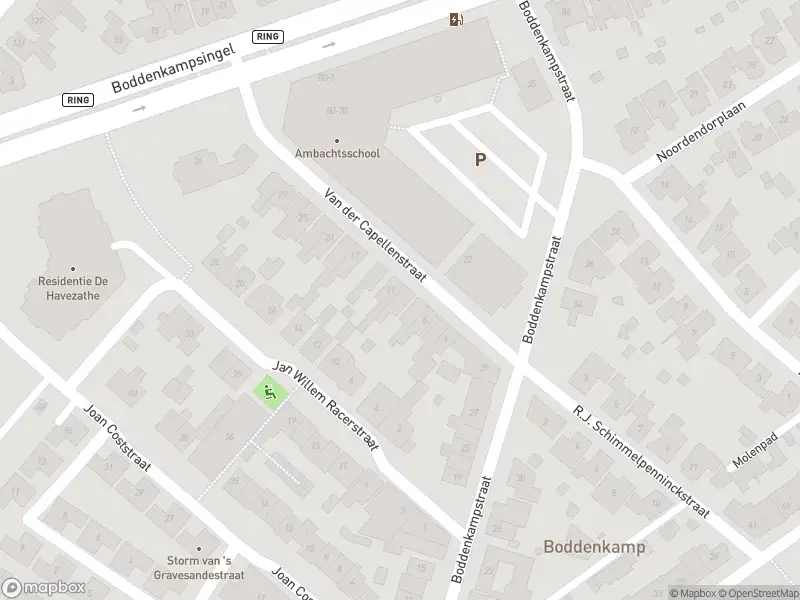 Brandweer met grote spoed naar de Van der Capellenstraat in Enschede vanwege gebouwbrand