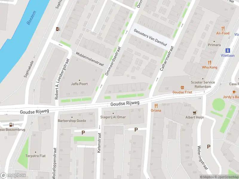 Ambulance met gepaste spoed naar de Goudse Rijweg in Rotterdam