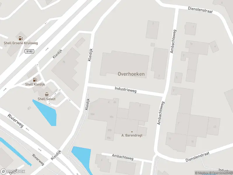 Ambulance met gepaste spoed naar de Industrieweg in Rhoon