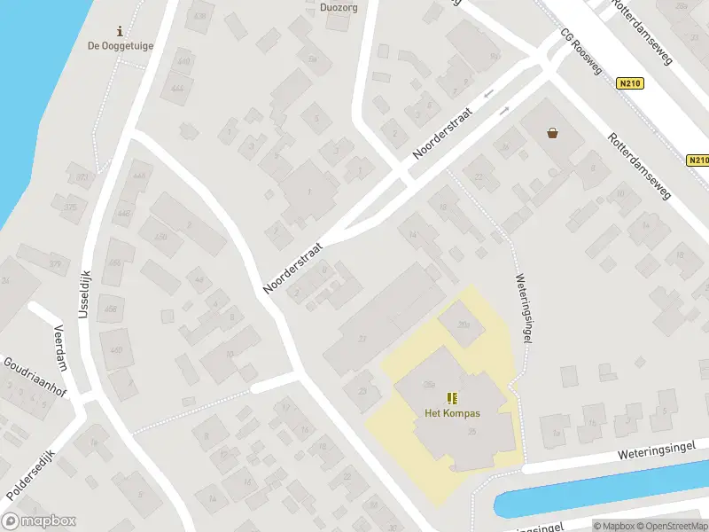 Ambulance met gepaste spoed naar de Noorderstraat in Krimpen aan den IJssel