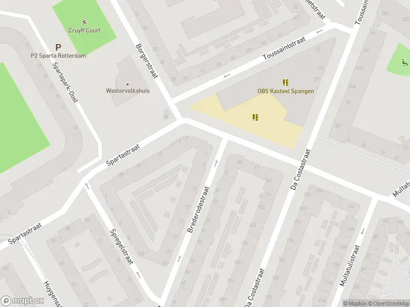 Ambulance met grote spoed naar de Brederodestraat in Rotterdam