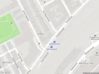 Traumahelikopter naar de Parallelweg in 's-Gravenhage