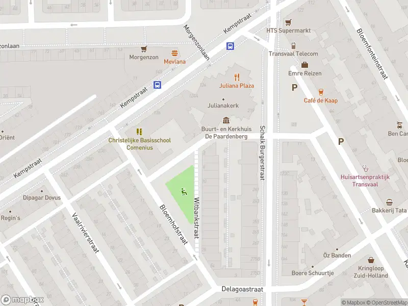 Ambulance met grote spoed naar de Witbankstraat in 's-Gravenhage