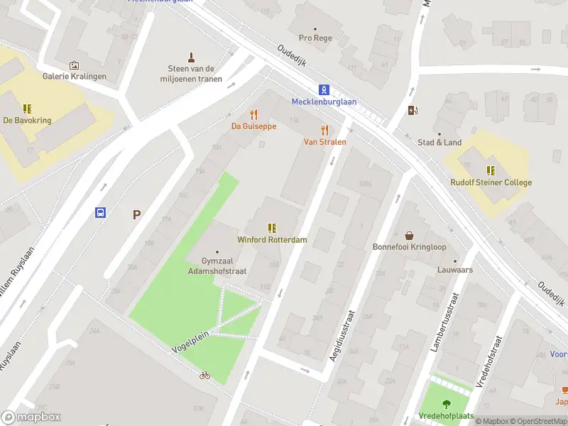 Ambulance met grote spoed naar de Adamshofstraat in Rotterdam