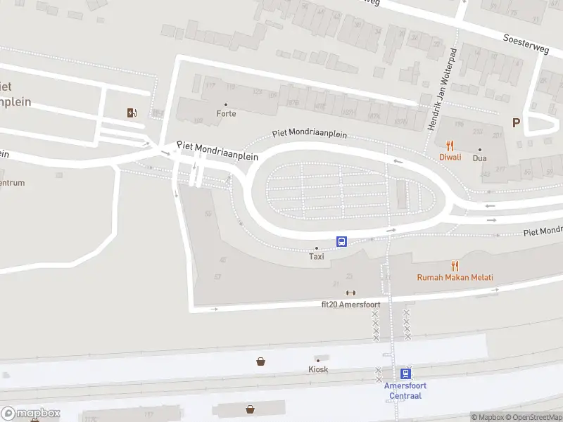 Brandweer met gepaste spoed naar de Piet Mondriaanplein in Amersfoort